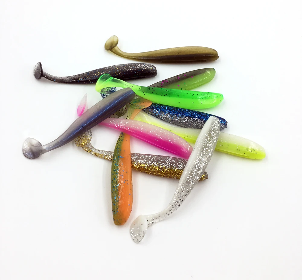 Free Sample Pike Trout Worm Artificial Plastic Bait Fishing Lure Top Water Bite Minnow Soft Lure