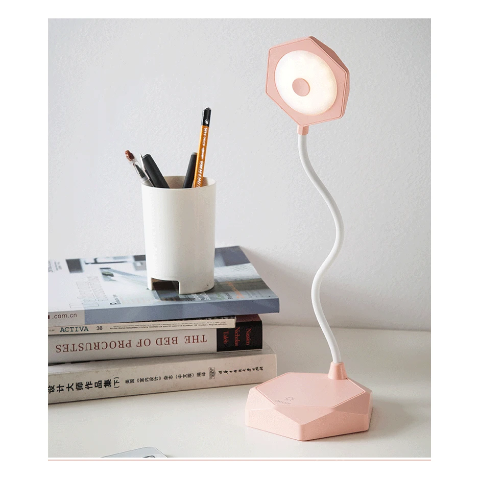 Desk Lamp Eye Protection Luminous Led Light table lamp modern with switch rechargeable USB charging for Office Reading Bedroom