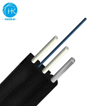 1 Core Ftth Indoor Drop Cable Home 1km Frp Kfrp Outdoor Fiber Optic