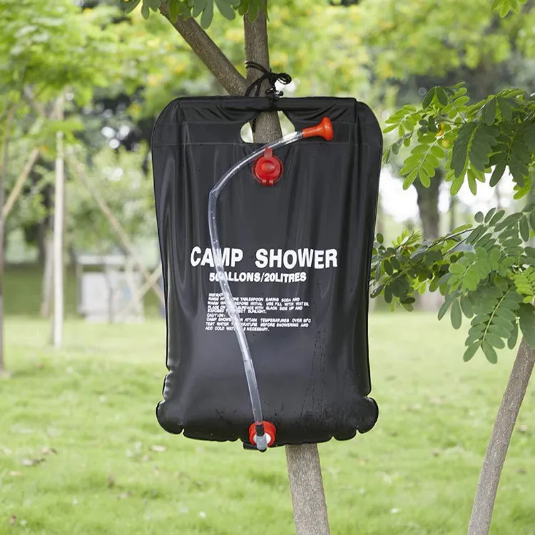 Portable 20L Foldable PVC Water Storage Camping Shower Bags Outdoor Solar Shower Bag
