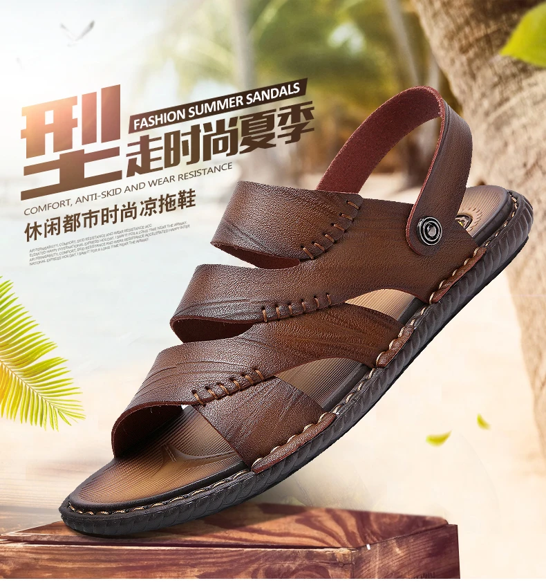 Wholesale Summer Desert Custom Slide Strap Sandals Men - Buy Summer ...
