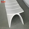 Bathroom Perfect Curved Modelling toilet Seat Bench Solid Surface Resin Sauna shower Stool