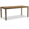 Mixed Material Outdoor 72" Rectangular Dining Table