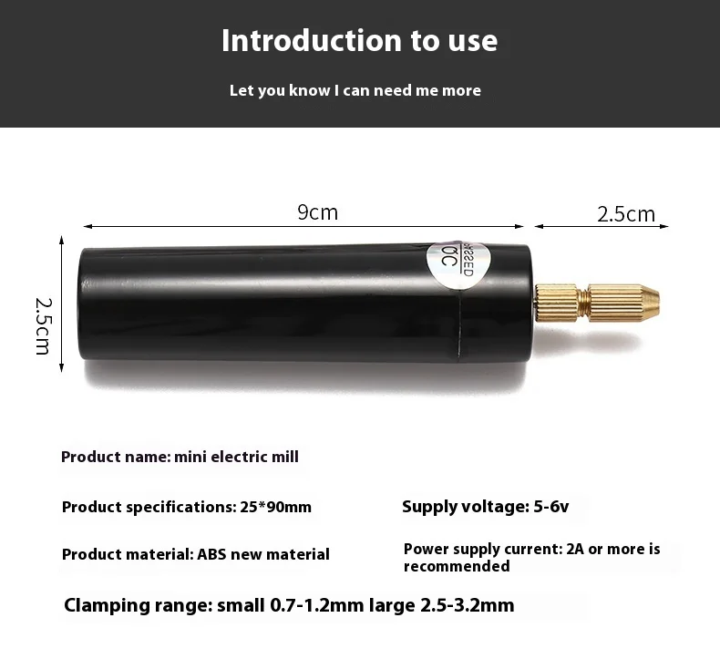 USB Crystalline Glue DIY Electric Drill with Pearl Hand Drill Small Electric Drill for Horn Nails-Hardware Product