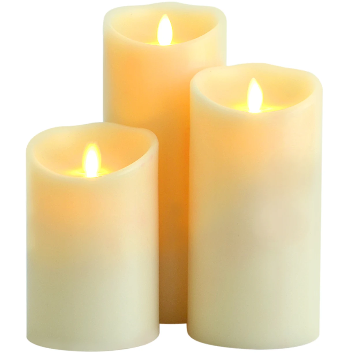 Свечи SBN Pillar Candles столбик 4*5см белые 2шт o-2556