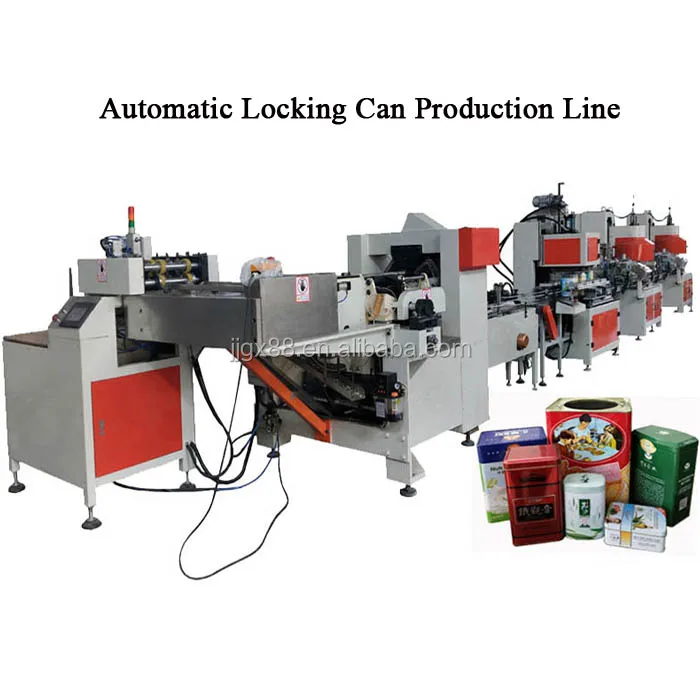 Automatic Metal Tin Box With Locking Making Machine Buy Metal Box