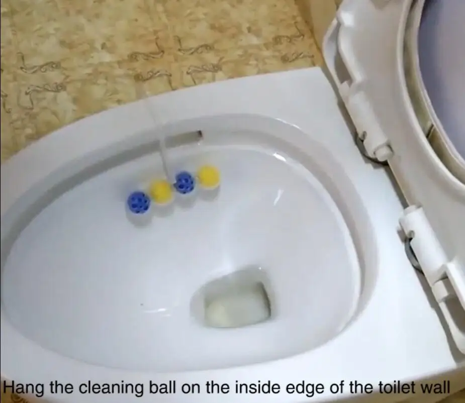 Hanging Odor Round Toilet Cleaning Ball Descaling Toilet Cleaner
