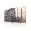 1050 1060 1100 3003 series aluminum plate anti-slip 2 bar for bus cut to size China supplier