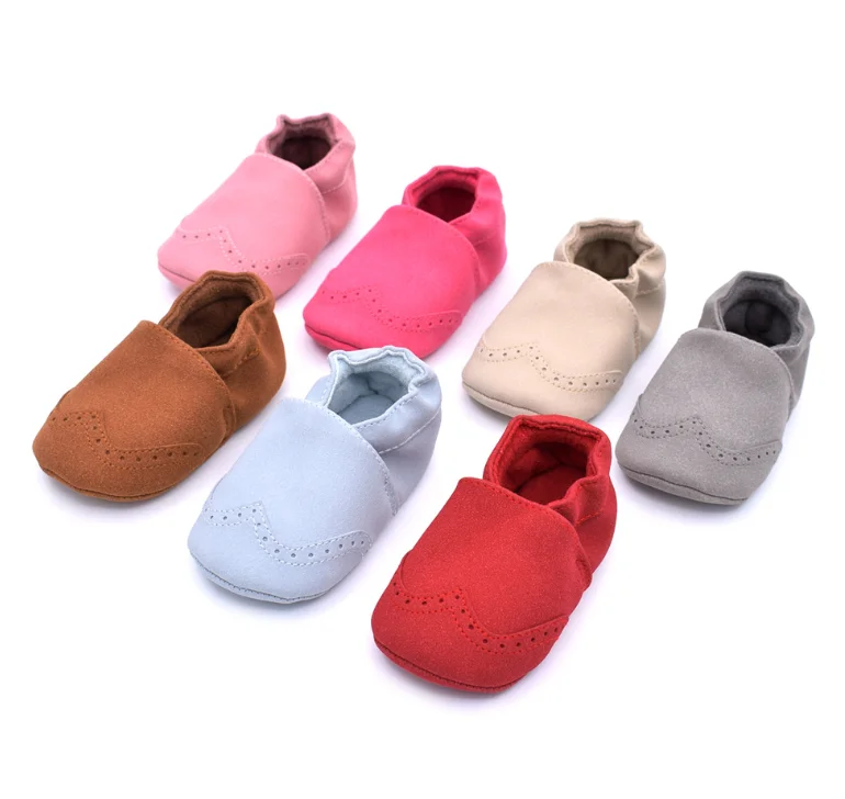 New Abrasive Leather Babyshoes One Pair Sell Cute 01 Year Old Soft