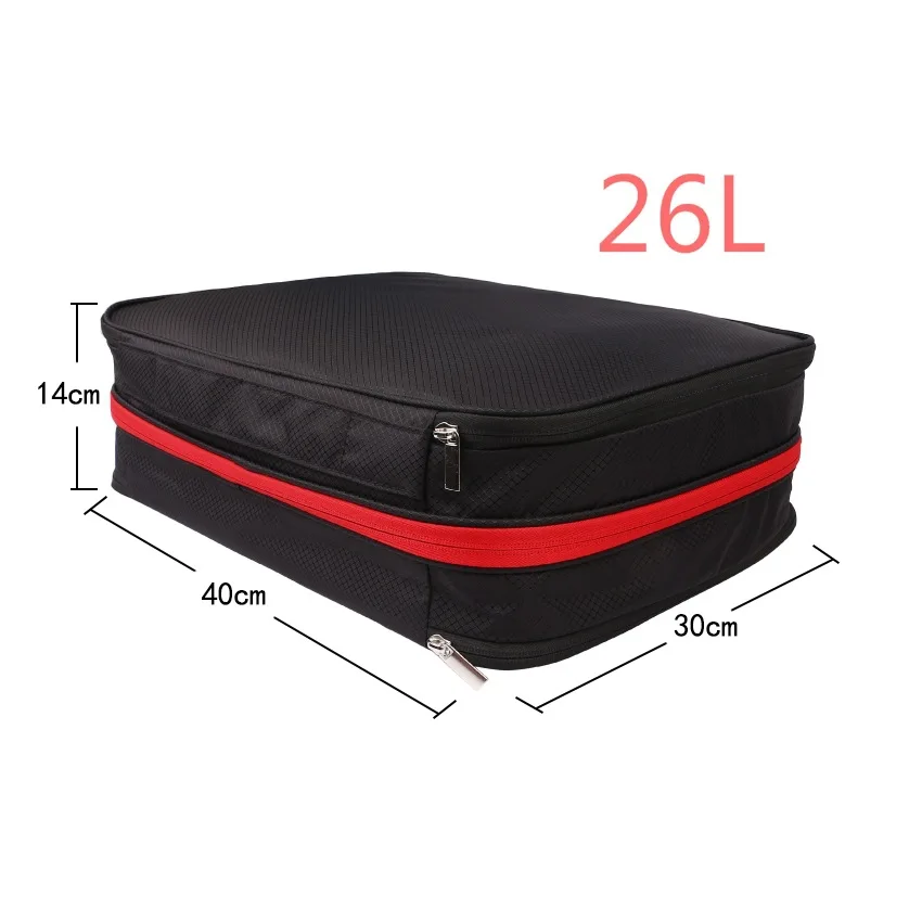 Custom Private Logo Wet Dry Separate Travel Luggage Organizer Double
