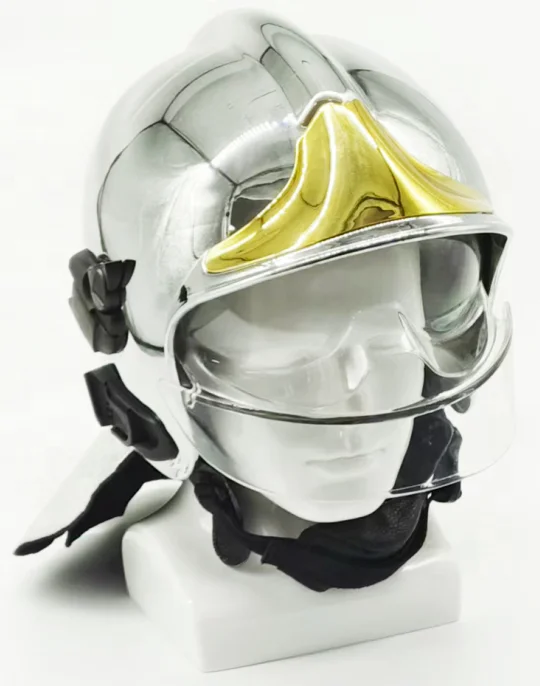 Factory Wholesale Rescue Helmet - Silver Flame-Retardant Fire
