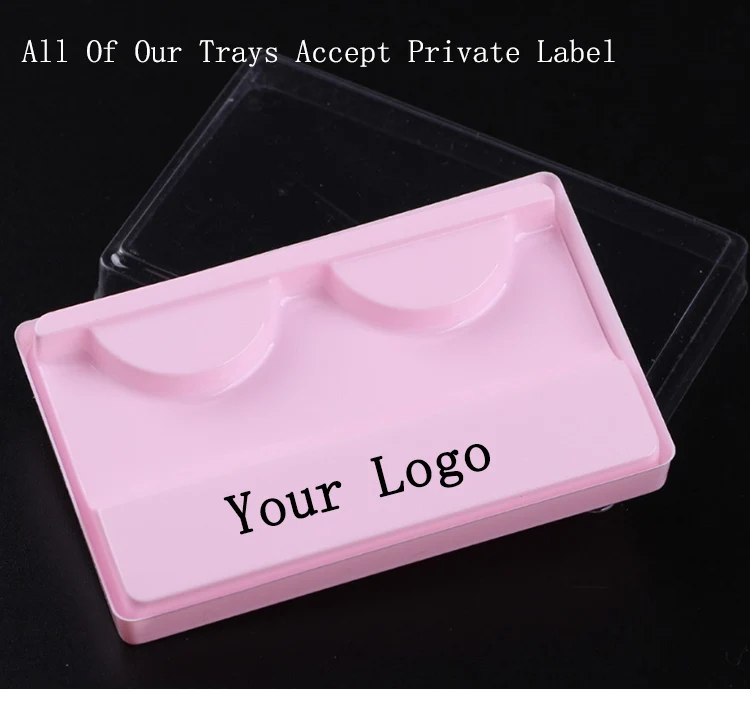 Wholesale Lash Trays Plastic Acrylic Clear Eyelash Tray Holder Fit For