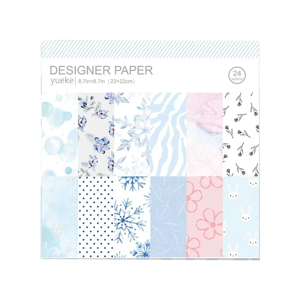 Wholesale Customization Christmas Vellum Paper Pad Scrapbook 24sheets