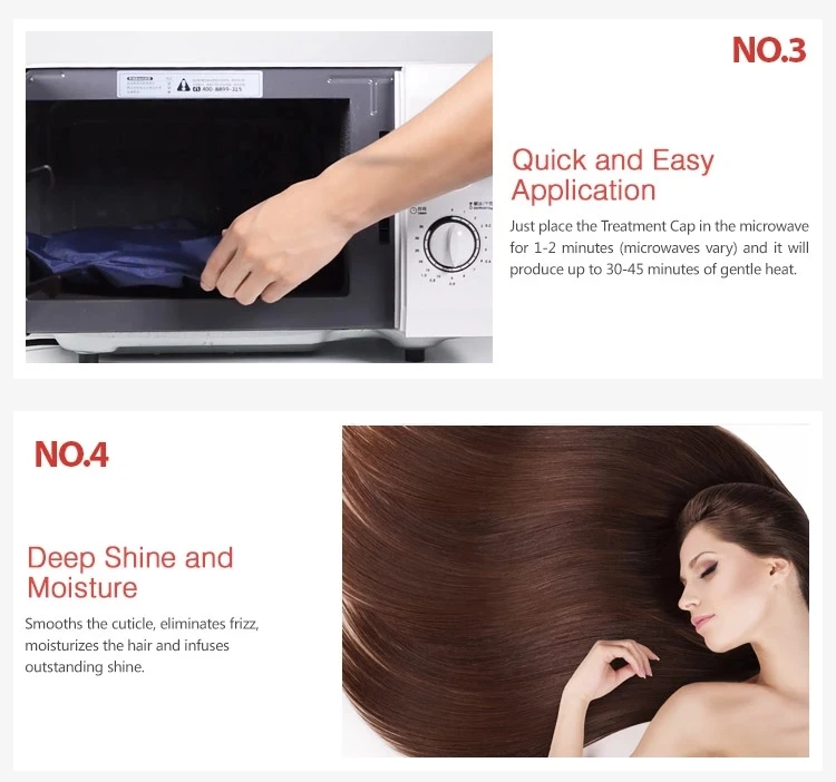 Deep Conditioning Heat Cap Gel 100 Safe Microwave Hot Cap For Natural