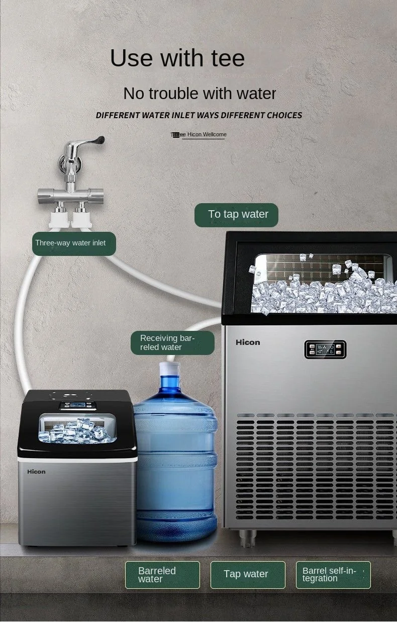 Ice Machines, HICON, 80kg, Stainless, Steel - detail 26