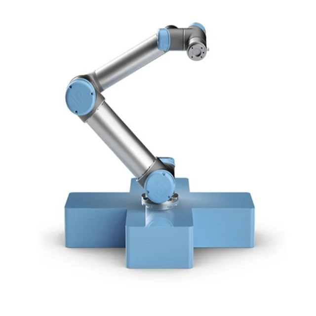  neue kooperative Roboter UR 10e benutzt als industrielles Material des Roboterarmes mit 6 Achsen, das Ausrüstung neigt