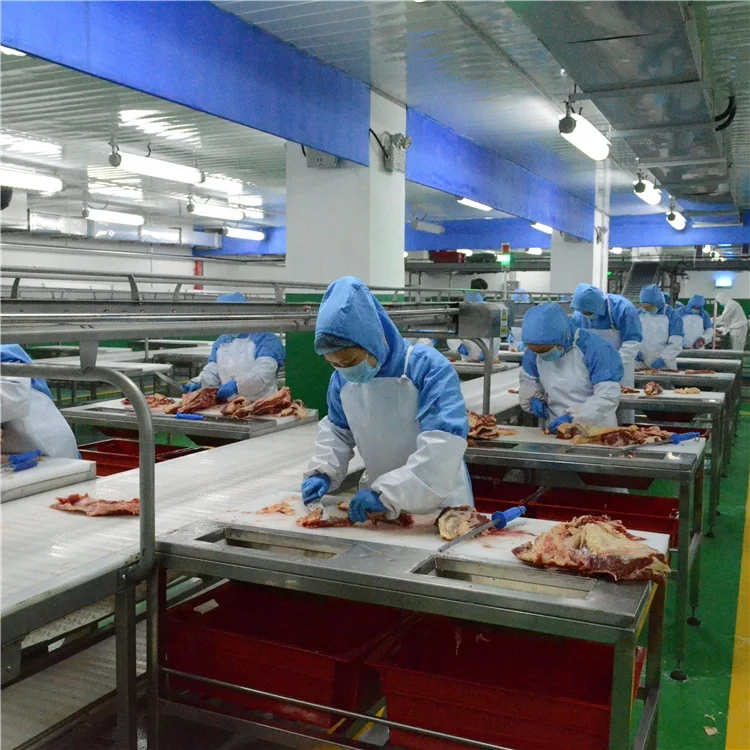 Deboning/cutting Line With Meat Processing Equipment For Slaughterhouse ...