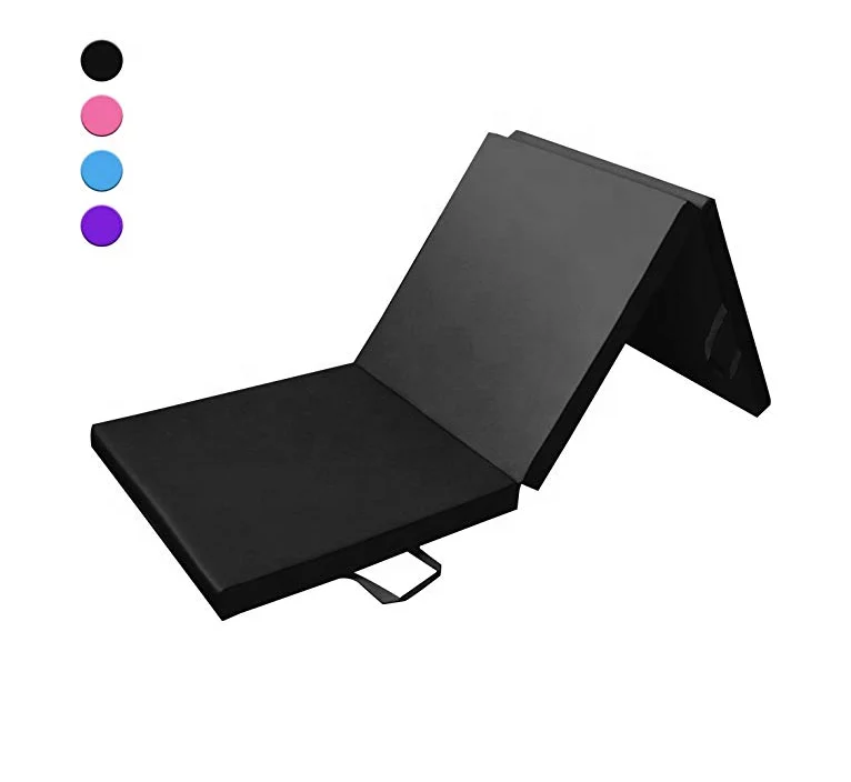 Tri Folding Gymnastic Exercise Tumbling Mat Gym Yoga Mats With Carrying