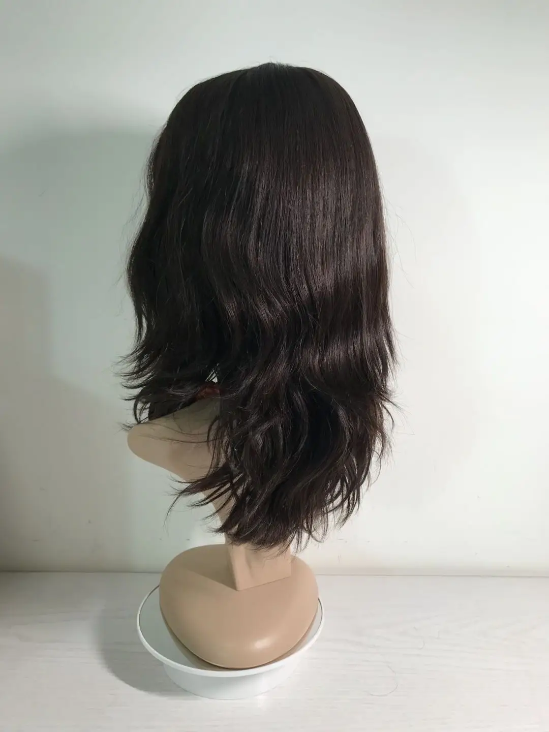 Human Hair Topper Jewish Wig Kosher Wig Band Fall Kippa Fall Lace Front