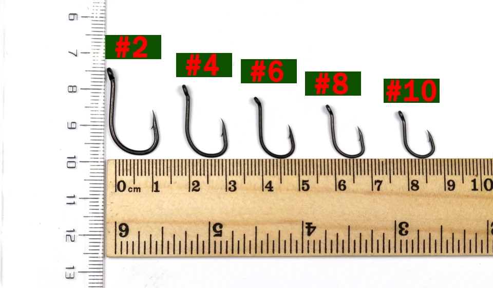 High Quality Teflong Coating Carbon Steel Carp Fishing Hook With Li