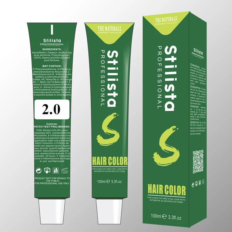 
China Hair Dye Manufacturer 100ml Professional Permanent Hair Color Dye Cream 