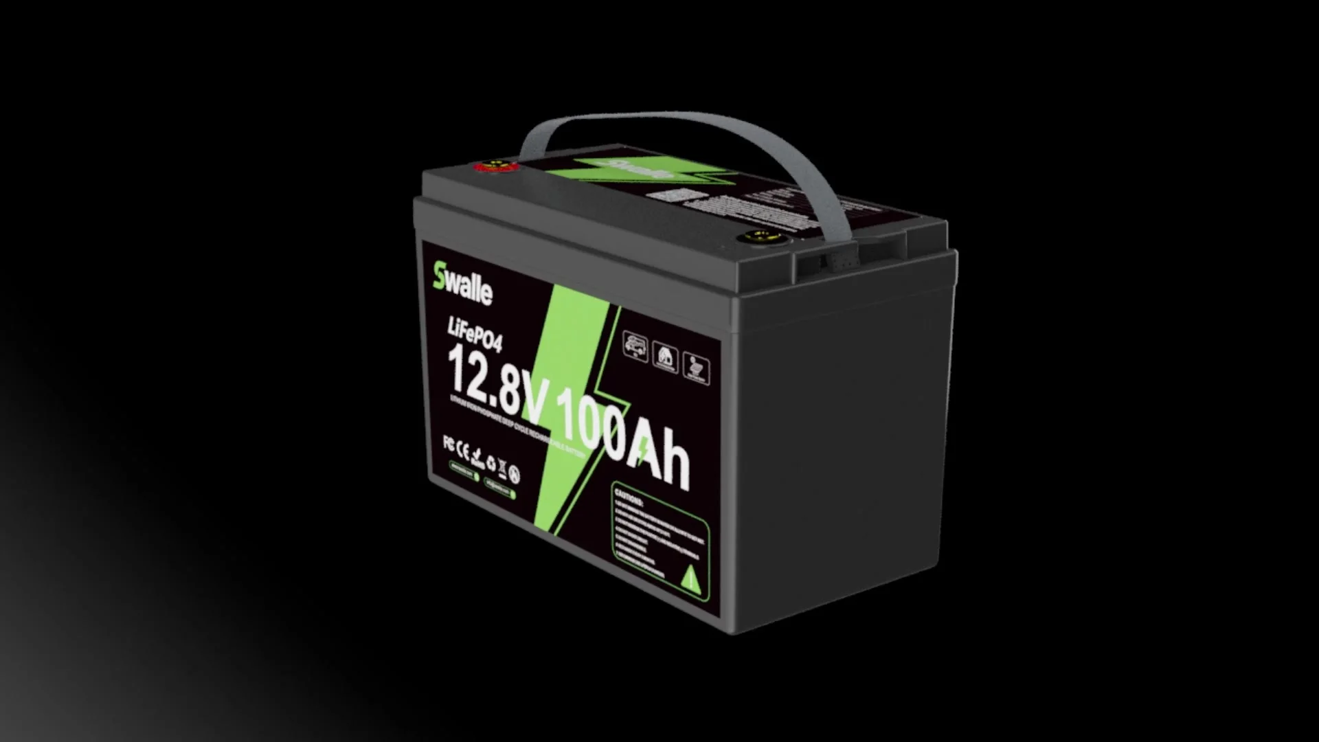 Batteria LiFePO4 da 12V, 24V, 36V, batteria al litio da 100Ah e 200Ah