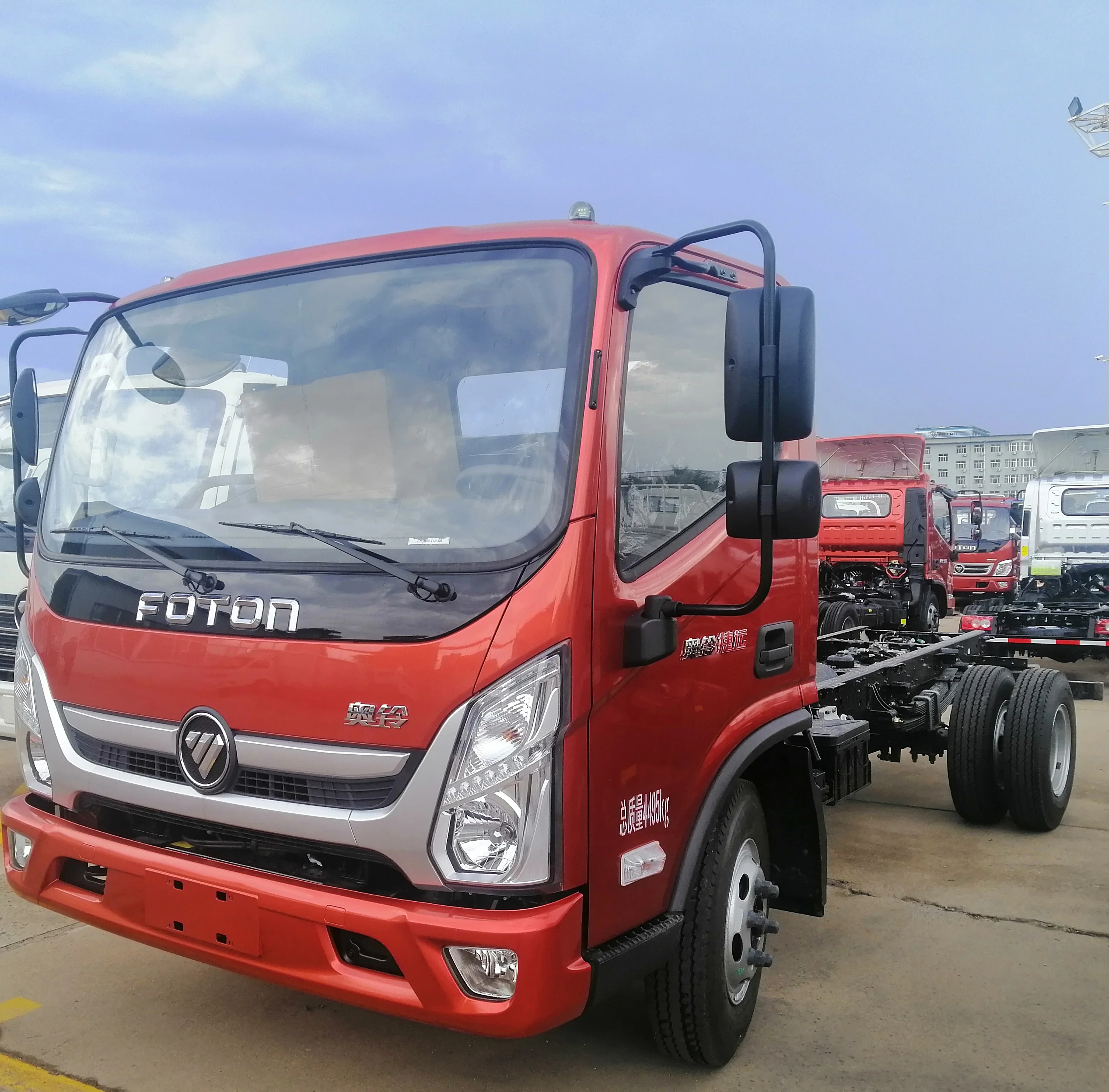 中国foton ollin快递4.5t canshanvan通用卡车