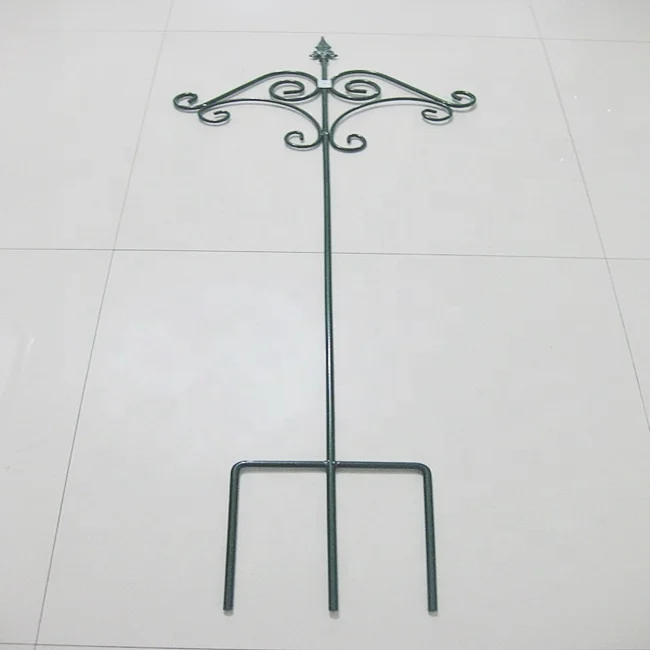 Factory Powder Coated Steel Shepherd Hook For Garden Hanging Basket