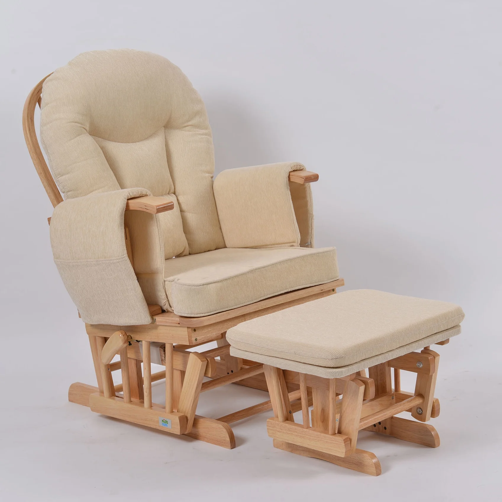 wooden baby rocking chair