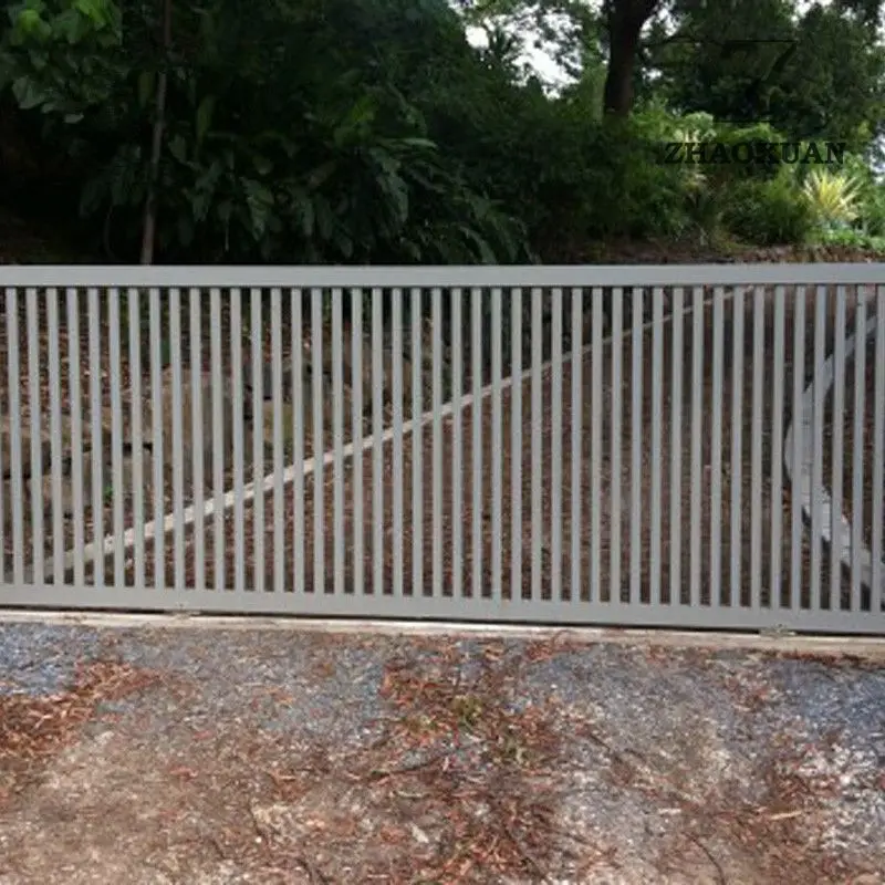 较强的质量平面自动电动悬臂电镀滑动栅栏门系统美妙公司推拉门门设计