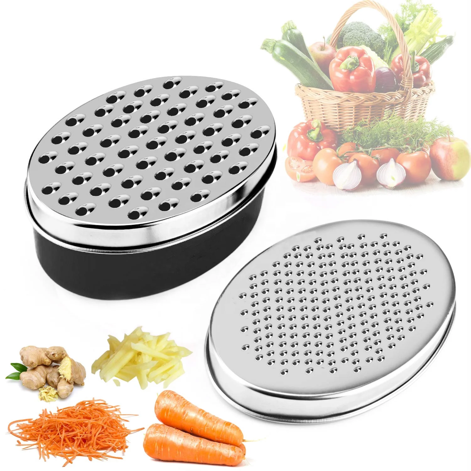Factory Price Round Cheese Grater With Container Buy Hand Cheese