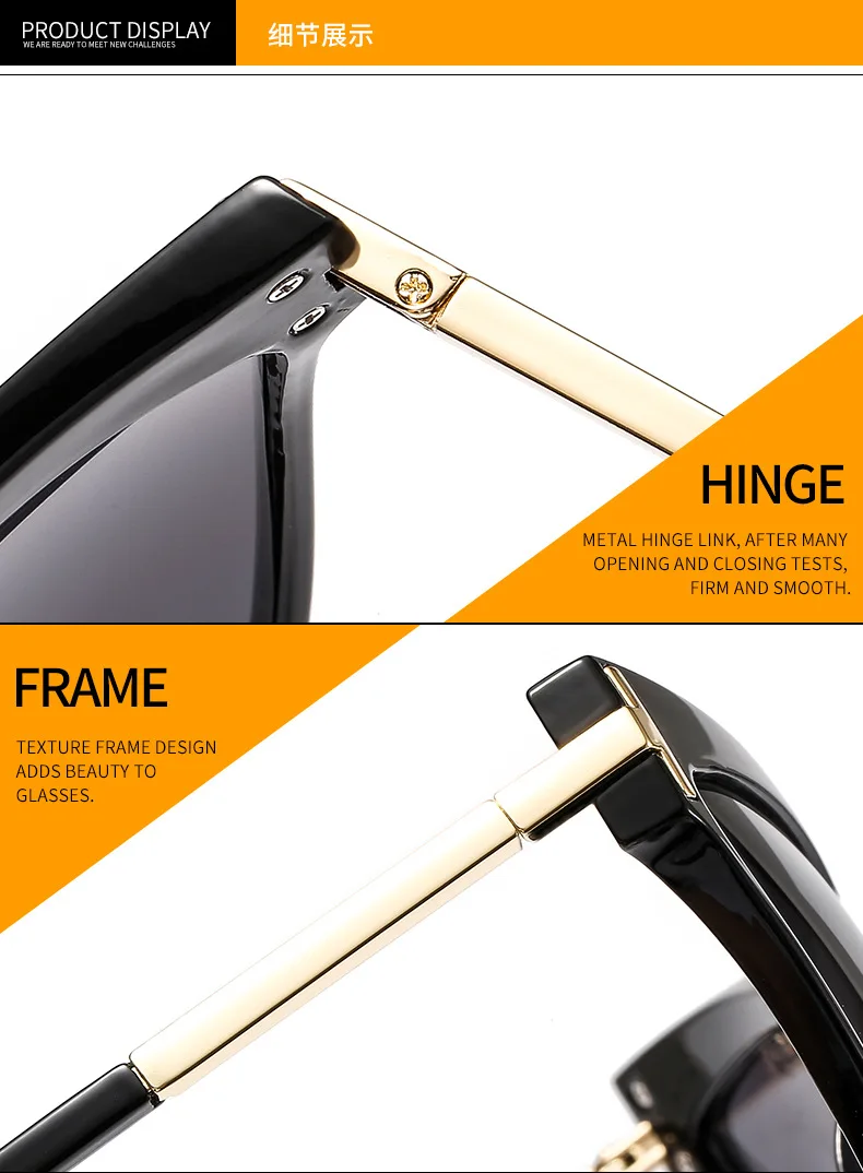 Kenbo Eyewear 2020 New Arrivals Oversized Bold Shades Classic Cat Eye