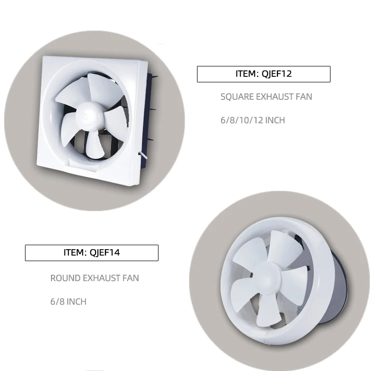 battery operated bathroom wall exhaust fan