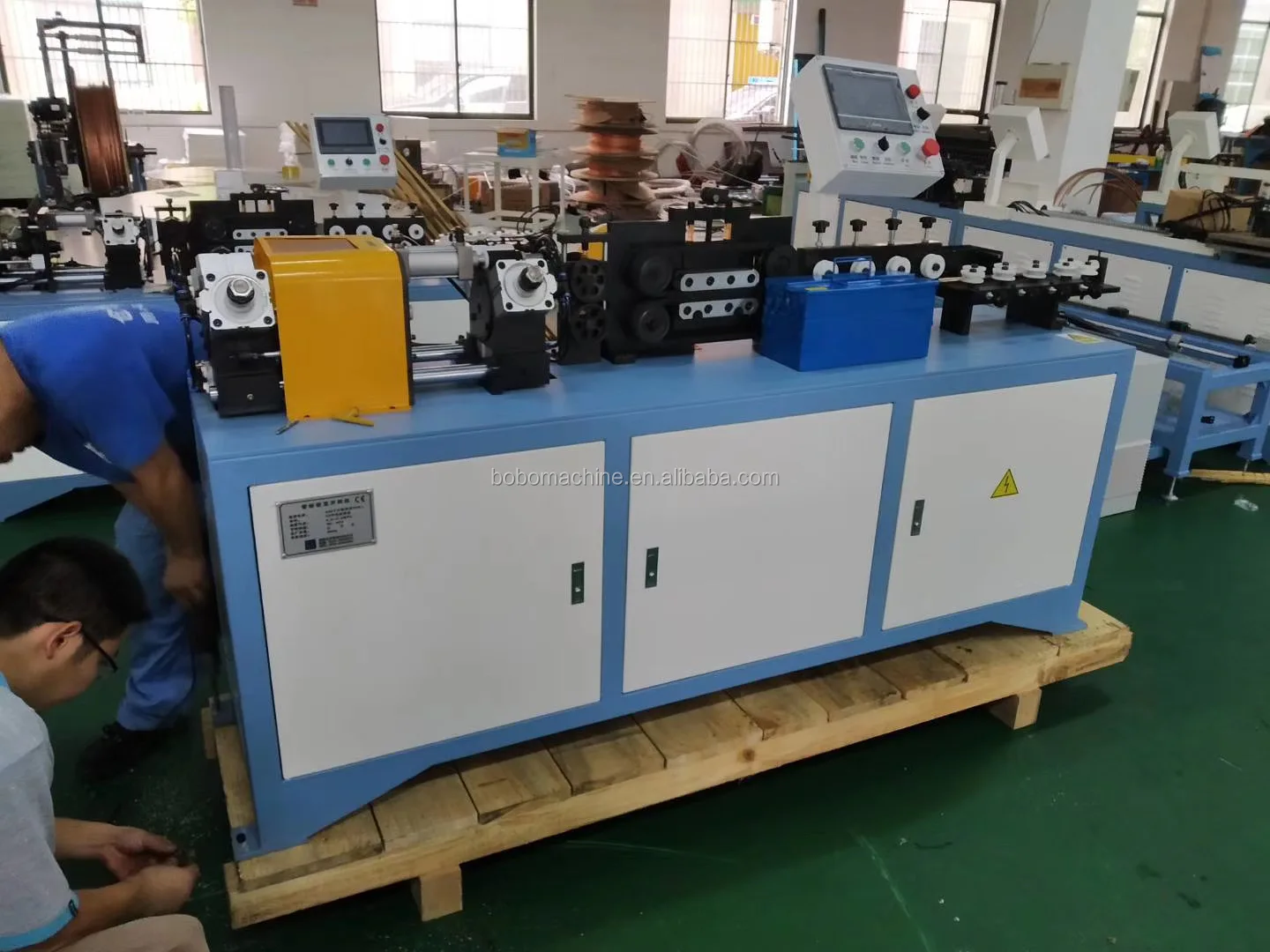 Copper Aluminum Bundy Pipe Tube Straightening and Chip-less detail photo BOBO Machine copper aluminum bundy pipe tube straightening and chip-less shown in a detail photo for this news article