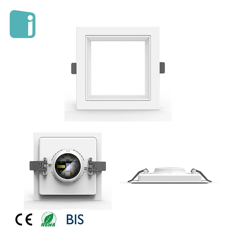 New unique design of the translucent driver cover led panel light 6W 10W 15W 20W indoor ceiling led light for home decoration