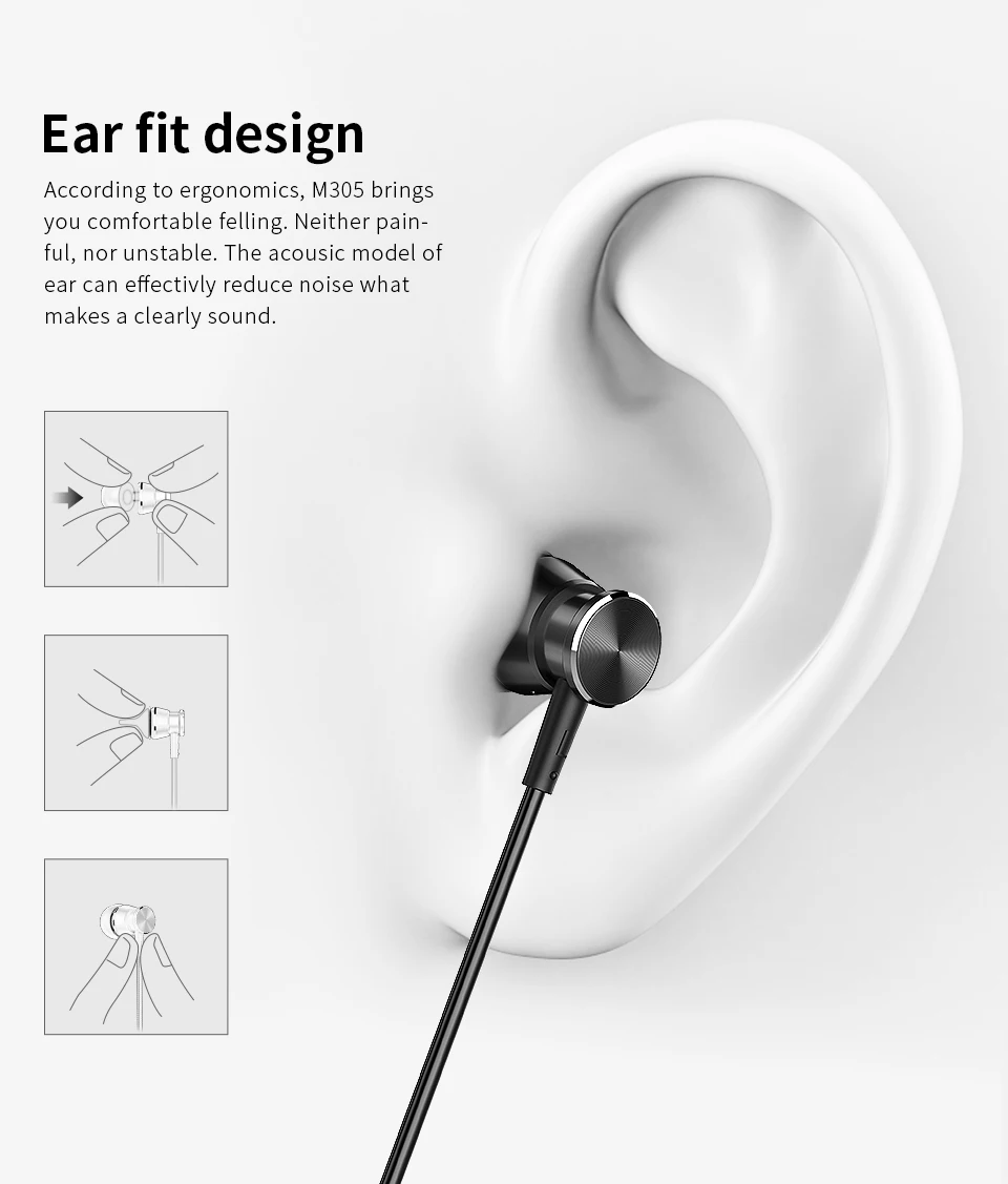 2019 Guangzhou Cheaper Bass Wired Mobile Earphone 3.5MM Earphones Metal For Iphone