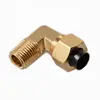 Brass female thread equal elbow fitting connector
