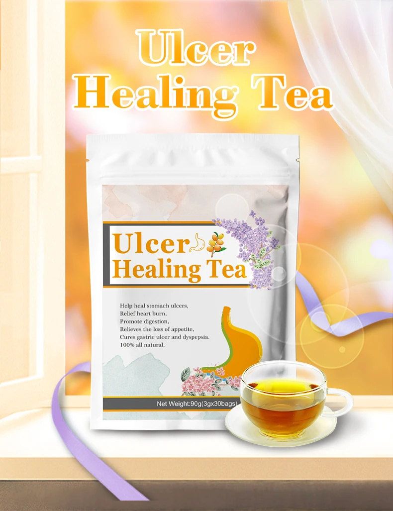 Ulcer Solution Healing Tea Healthy Stomach Nourish Organic Herbs