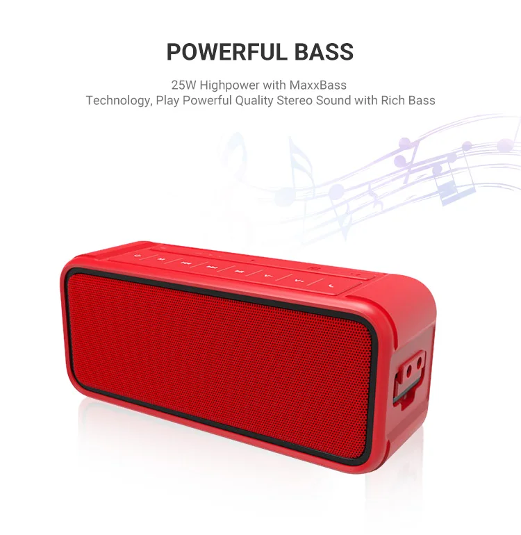New Designed IP67 Waterproof Portable Wireless Custom Bluetooth Speaker - ANKUX.COM