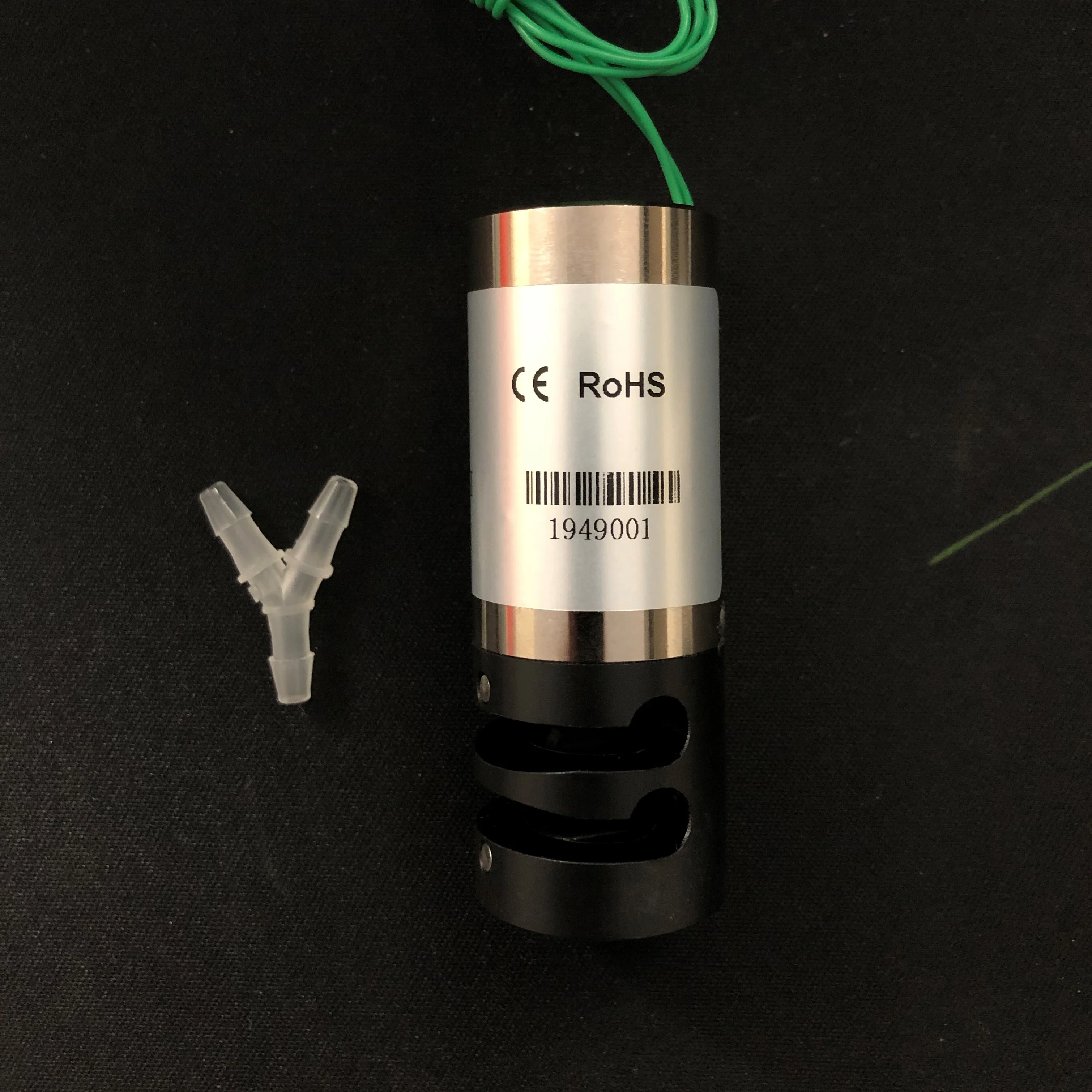 Small Solenoid Pinch Valve with Tubings of Various Sizes and Materials