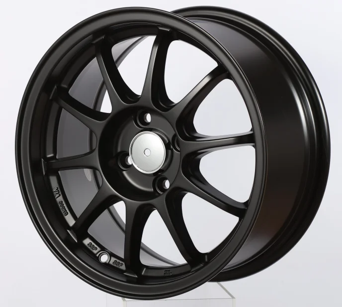 1335 Gray Black 16x7 4x100/114.3 Rines 16 Pulgadas Staggered 4 Lug Rims ...