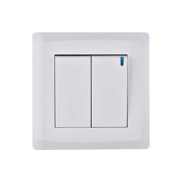 Factory Wholesale Cheap Electrical Home Use Power UK Standard Blank White Switches and Socket Light Wall Switches Outlet