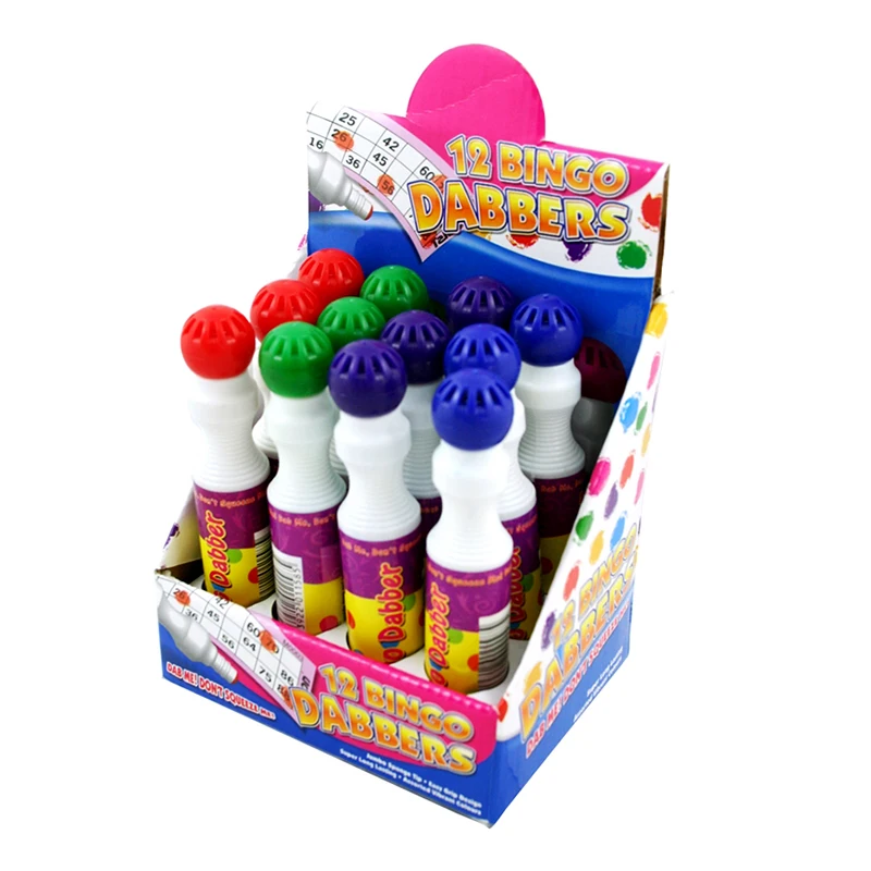 pens felt tip, blue red Details about   10 pack Clubmate bingo markers green markers 