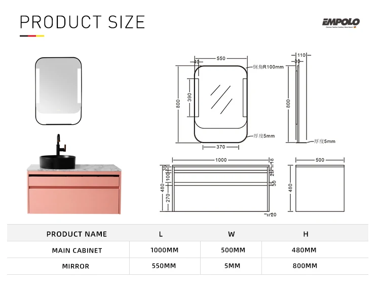 Modern Bathroom Sink 39 Inch Pink Bathroom With Black Basin Floating Bathroom