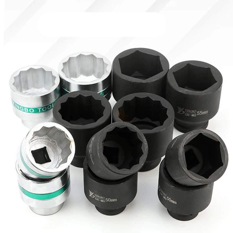 3/4 Socket Set Heavy Duty Impact Ratchet Wrench 26 Pieces Socket Wrench Set For Auto Car Repair