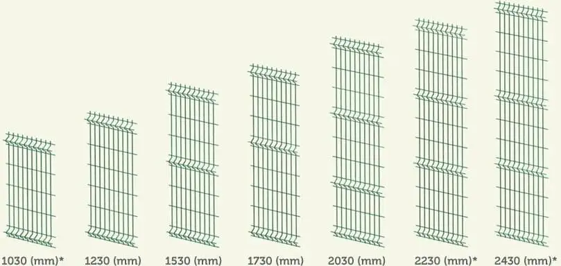Pvc coated curved wire mesh fence 3d welded wire mesh fence