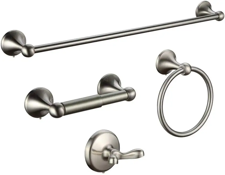 Square Design Bathroom Sanitary Hardware Wall Mounted Chrome Bathroom