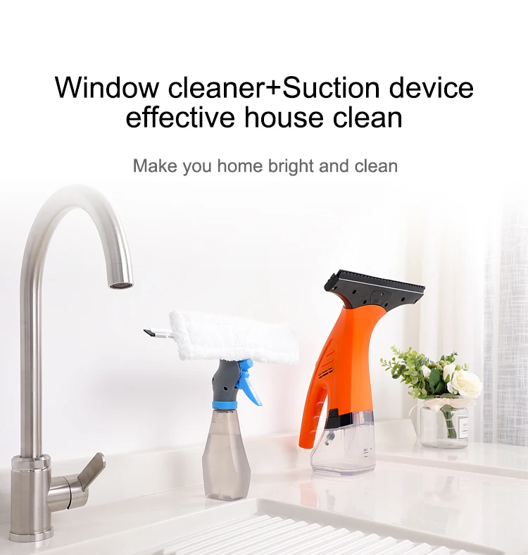 Boomjoy 2019 New Design Extensible Electric Window Cleaner Window