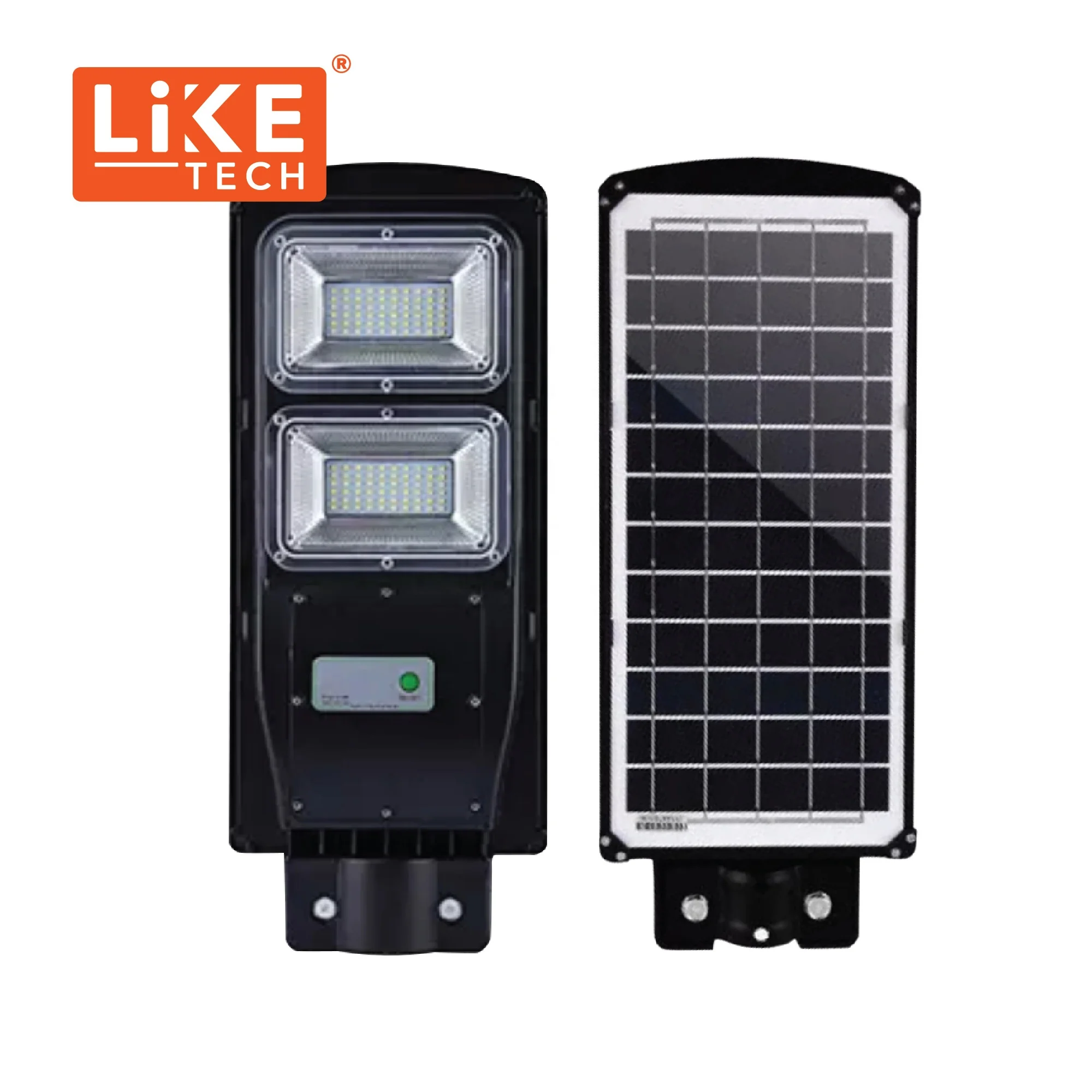 LikeTech high powered water resistant solar flood lights Solar Street Light 60W All in One Outdoor home depot