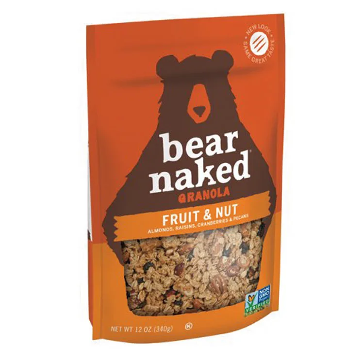 Reclosable Ziplock Plastic Granola Doypack Granola Bar Pouch Bags